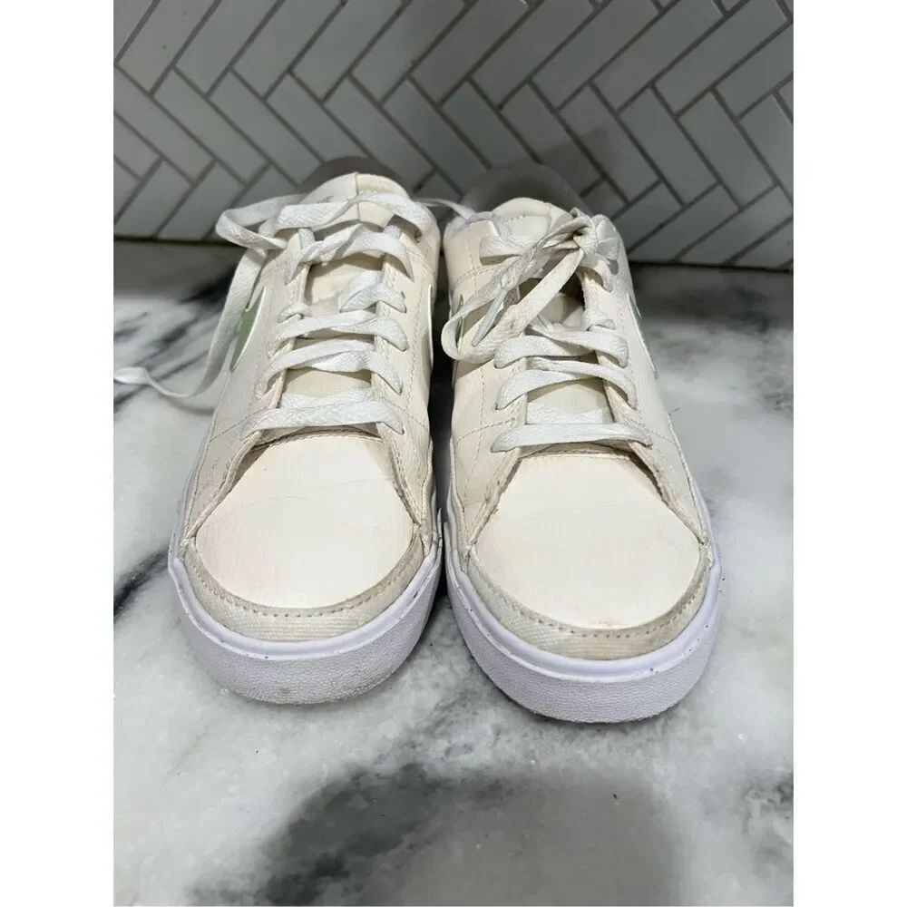 Nike Court Legacy Next Nature Womens Shoes Size 8 DH3161-002 White EUC